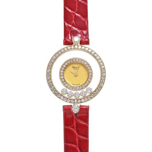 CHOPARD 20/3957 Gold Ladies Watches quartz Used Ginzo - Picture 1 of 6